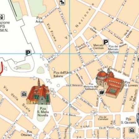 Tre Gigli Firenze Apartment, 5 Minutes From Station, Via Palazzuolo 55 외부 사진